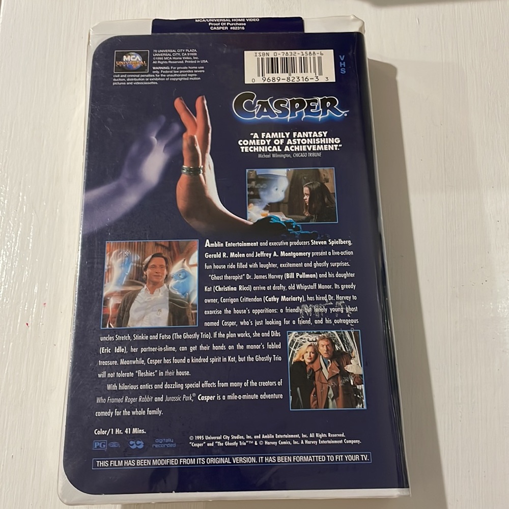 Casper VHS - Picture 2 of 2